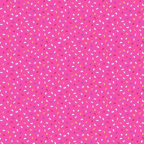 hot pink confetti